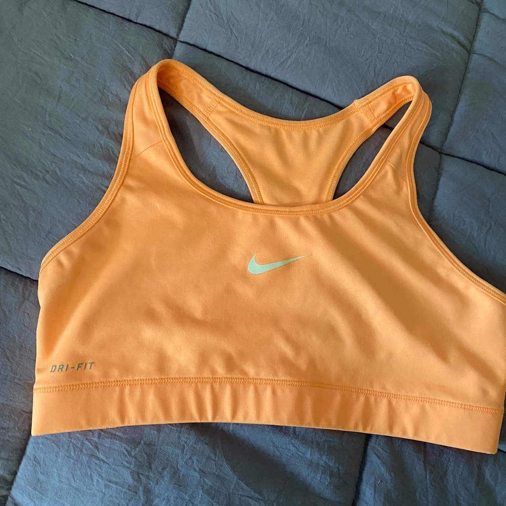 Peach Nike Sports Bra